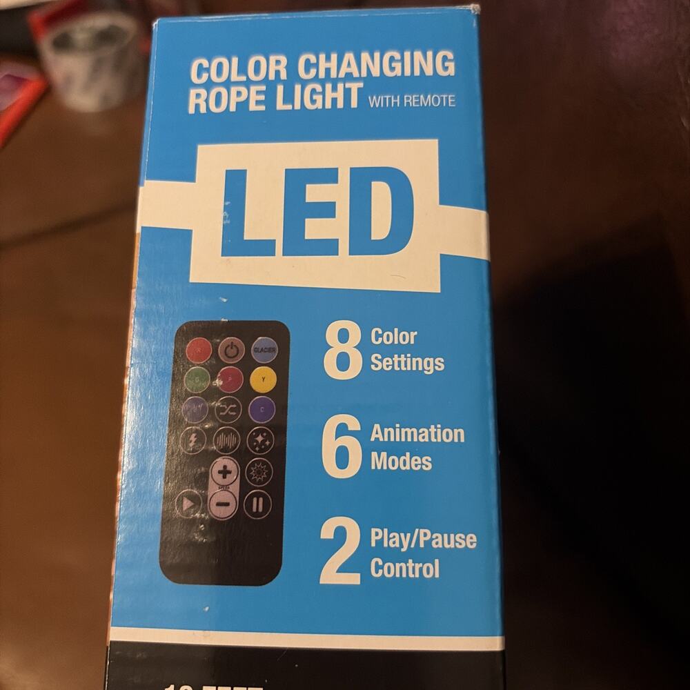 FG-03603 120V LED Color Changing 18ft Rope Light with Remote Control - Picture 6 of 12